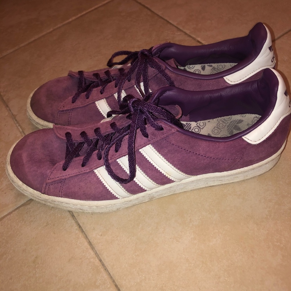 Purple Adidas Campus Suede Size 12 Shoes